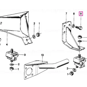 Șurub hexagonal M8X20-ZNNIV SI - BMW Reducere