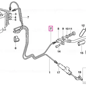 Set tuburi circuit frână spate - BMW Motorrad Reducere de preț