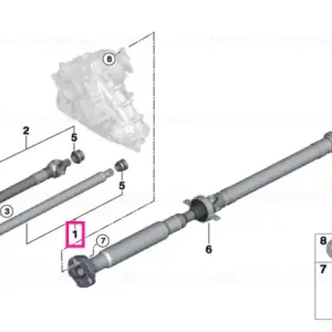 Semiflexibil față L=705MM - BMW Discount