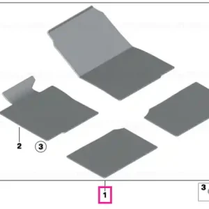 Set covorase fata/spate, Velur, Antracit - BMW Seria 1 E87 Reduceri