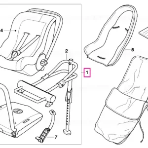 Scaun auto bebeluș Isofix FORMEL 1 - BMW Popular
