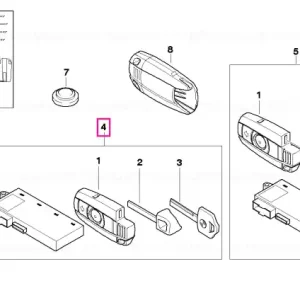 Set chei cu unitate CAS 868 MHZ - BMW Nu rata