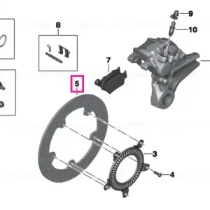 Ofertă de sezon Disc frână spate D=220-5,0MM - BMW Motorrad