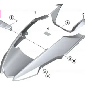 Ieftin Capac roată față SILVER - BMW Motorrad