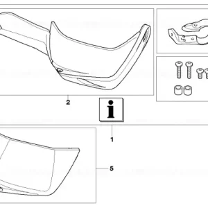 Ofertă specială Set clemă protecție mână stânga - BMW Motorrad