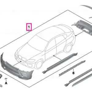 Discount Pachet aerodinamică vopsit CODE UNI/MET. - BMW