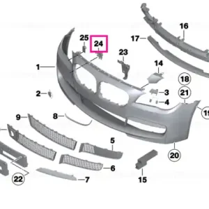 Set suporti senzor PDC fata M-PDC M - PDC - BMW Super ofertă