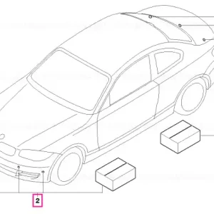 Cel mai vândut Kit instalare Park Distance Control față - BMW
