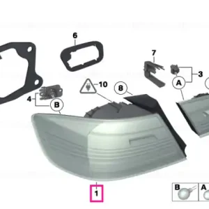 Reduceri Lumină spate panou lateral dreapta - BMW