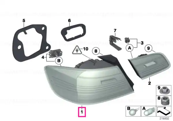 Reduceri Lumină spate panou lateral dreapta - BMW