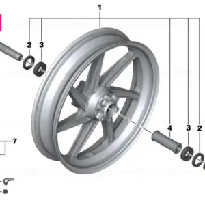 Arbore roată față - BMW Motorrad Ofertă de sezon
