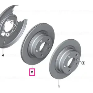 Disc frana ventilat 294X19 - BMW Livrare rapidă