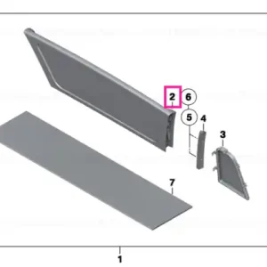 Reducere extra Deflector aer central - BMW