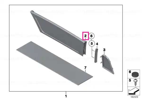 Reducere extra Deflector aer central - BMW