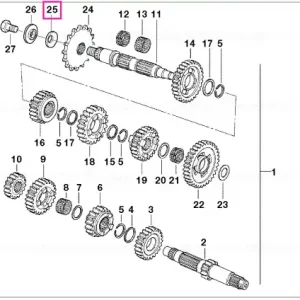 Bestseller Diafragmă arc 34X16,3X1,5 - BMW Motorrad