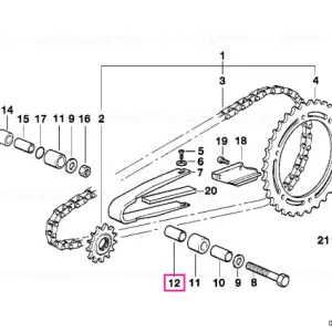 Ultima șansă Bucșă distanțier 8,3X14X34 - BMW Motorrad