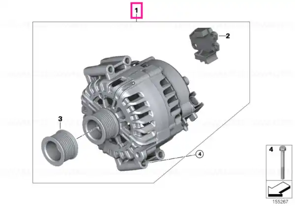 Cumpără online Alternator schimb 170 A - BMW