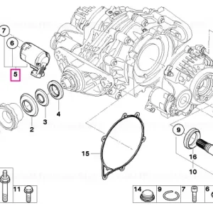 Cumpărături sigure Servomotor diferențial spate dreapta - BMW