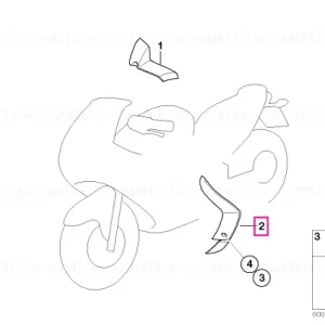 Protectie picior stanga - BMW Motorrad Ofertă limitată