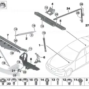 Cumpărături sigure Articulație față sus - BMW
