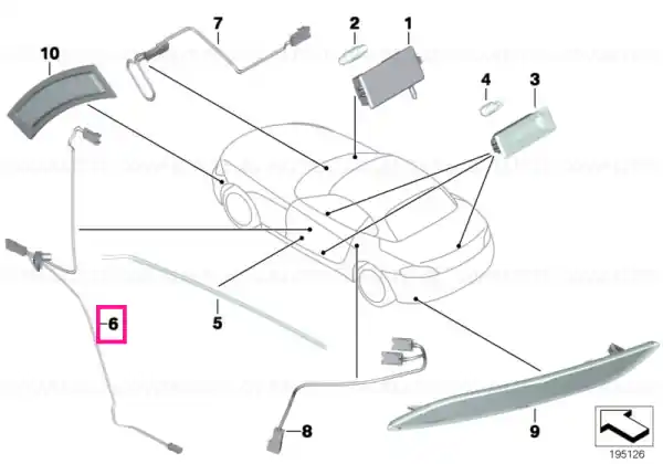 Reducere modul LED, deschizător ușă - BMW