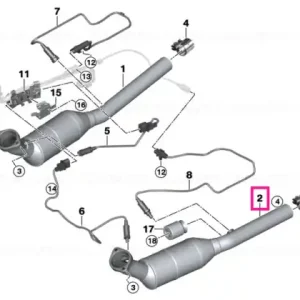 Tub catalizator cil. 5-8 ZYL.5-8 - BMW Expediere rapidă