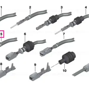 Retur ușor Soclu terminal CP 0.6 0,50-0,75MM² 0,50-0,75MM²/SN - BMW - Mini