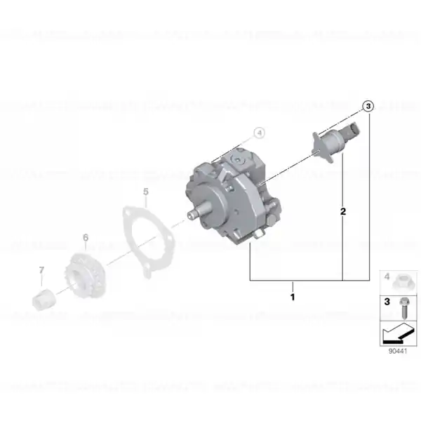 Cel mai bun preț Pompa de inalta presiune BMW Seria 1, 3, 5, 6, 7; X3; X5; X6