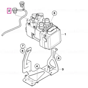 Furtun ventilație capac I-ABS - BMW Motorrad Super ofertă