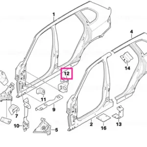 Suport panou lateral sus stânga - BMW Ofertă