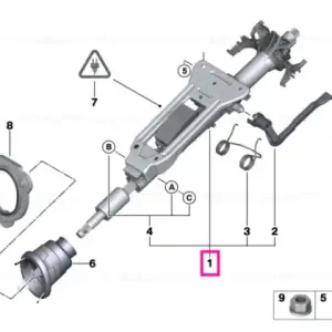Coloana directie reglaj manual - BMW Reducere specială