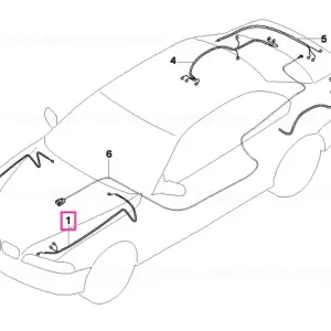 Disponibil imediat Ansamblu cabluri reparație față stânga - BMW