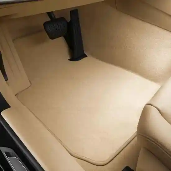 Set covorase fata/spate, Velur, Bej (Veneto Beige) - BMW Seria 5 F10 F11 Cumpără acum