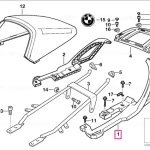 Suport carcasă stânga RT - BMW Motorrad Retur ușor