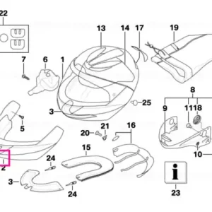 Bestseller Curea casca, titan-argintiu - BMW Motorrad
