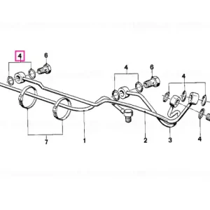 Comandă acum Garnitura O-ring 13X2,5MM - BMW