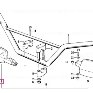 Ofertă specială Protecţie mână alb stânga - BMW Motorrad