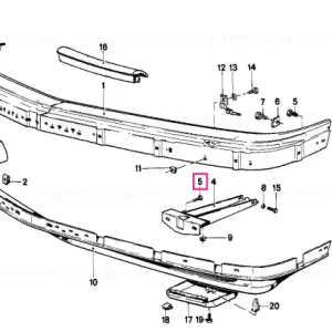 Şurub hexagonal cu rozetă M8X25-Z9 - BMW Retur gratuit