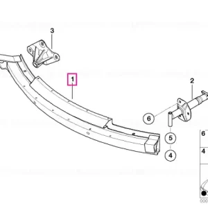 Cumpără acum Purtător bara faţă - BMW