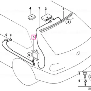 Amplificator antenă geamuri laterale - BMW Vezi acum