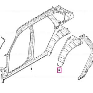 Aripă spate stânga jumătate exterior - BMW Vezi acum