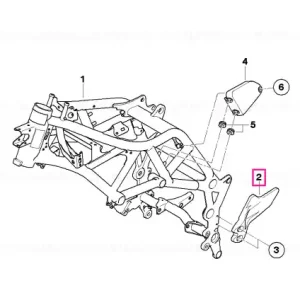Calitate înaltă Ecran termic colector eșapament - BMW Motorrad