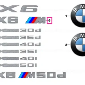 Cel mai bun preț Inscripție M - BMW