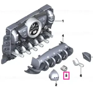 Disponibil imediat Capac întrerupător încălzire parbriz - BMW - Mini