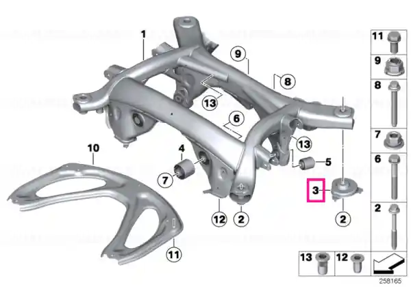 Reducere extra Opritor spate stânga - BMW