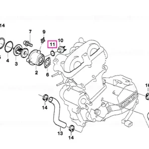 Inel garnitură A14X18 - BMW Motorrad Retur ușor