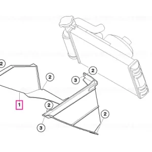 Conductor aer radiator - BMW Motorrad Preț mic