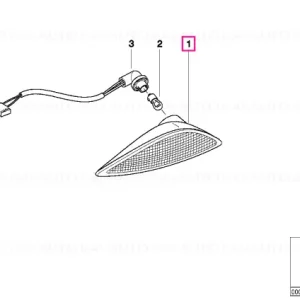 Indicator direcție dreapta - BMW Motorrad Reduceri