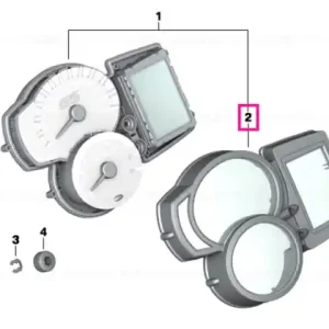 Capac combinație instrumente - BMW Motorrad Reducere