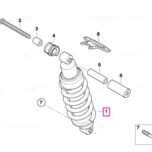 Montant jos spate - BMW Motorrad Transport gratuit